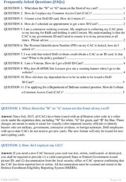Frequently Asked Questions (FAQs) - CAC.mil