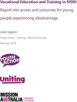 Vocational Education and Training in NSW: Report into access and outcomes for young people experiencing disadvantage - Mission Australia
