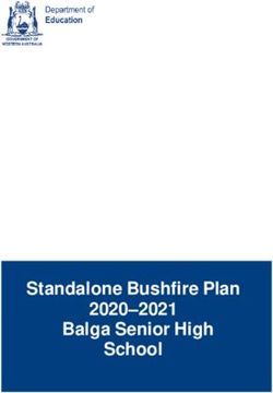Standalone Bushfire Plan 2020-2021 Balga Senior High School - Balga Senior High ...