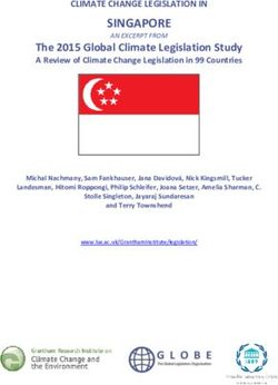 SINGAPORE AN EXCERPT FROM - The 2015 Global Climate Legislation Study - LSE