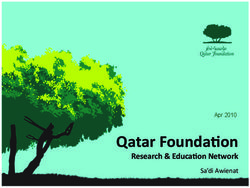 Qatar Founda+on Research & Educa+on Network - Sa'di Awienat