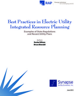 Best Practices in Electric Utility Integrated Resource Planning - Examples of State Regulations and Recent Utility Plans