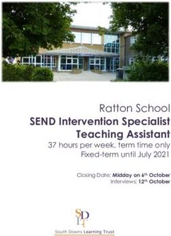 Ratton School SEND Intervention Specialist Teaching Assistant - 37 hours per week, term time only Fixed-term until July 2021 Closing Date: Midday ...