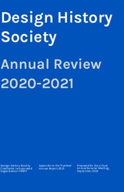 Design History Society - Annual Review 2020-2021