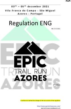 Regulation ENG Vila Franca do Campo - São Miguel Azores - Portugal - Epic Trail Run Azores