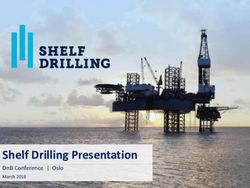SHELF DRILLING PRESENTATION - DNB CONFERENCE | OSLO MARCH 2018