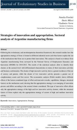 Strategies of innovation and appropriation. Sectoral analysis of Argentine manufacturing firms