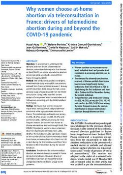 Why women choose at- home abortion via teleconsultation in France: drivers of telemedicine abortion during and beyond the COVID-19 pandemic