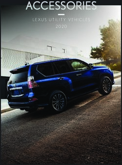 ACCESSORIES LEXUS UTILITY VEHICLES