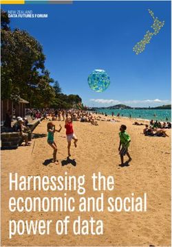Harnessing the economic and social power of data - NEW ZEALAND DATA FUTURES FORUM