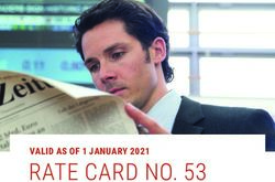 RATE CARD NO. 53 VALID AS OF 1 JANUARY 2021 - Börsen-Zeitung