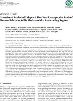 Situation of Rabies in Ethiopia: A Five-Year Retrospective Study of Human Rabies in Addis Ababa and the Surrounding Regions