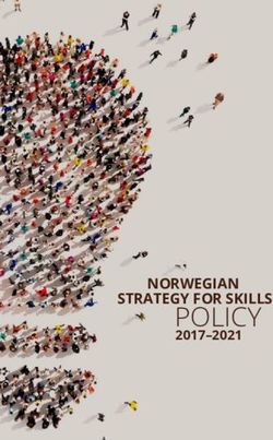 POLICY STRATEGY FOR SKILLS - NORWEGIAN 2021