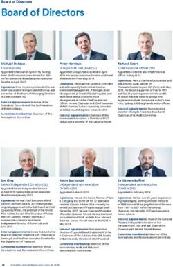 Board of Directors Board of Directors - Schroders