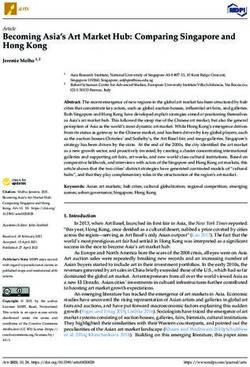 Becoming Asia's Art Market Hub: Comparing Singapore and Hong Kong