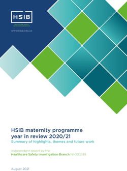 HSIB maternity programme year in review 2020/21 - Summary of highlights, themes and future work