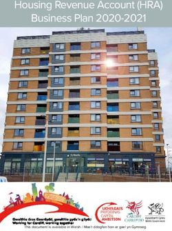 Housing Revenue Account (HRA) Business Plan 2020-2021 - This document is available in Welsh / Mae'r ddogfen hon ar gael yn Gymraeg
