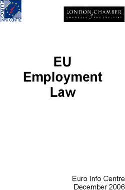 EU Employment Law - Euro Info Centre December 2006