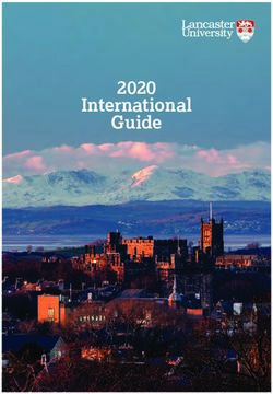 Lancaster University 2020 International Guide