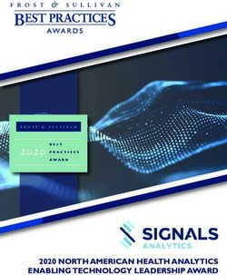 2020 NORTH AMERICAN HEALTH ANALYTICS ENABLING TECHNOLOGY LEADERSHIP AWARD