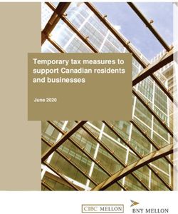 Temporary tax measures to support Canadian residents and businesses - June 2020 - CIBC Mellon