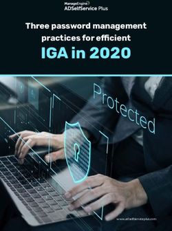 IGA in 2020 practices for efficient - Three password management - www.adselfserviceplus.com