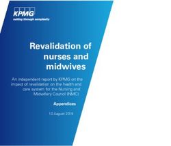 Revalidation of nurses and midwives - An independent report by KPMG on the impact of revalidation on the health and care system for the Nursing ...