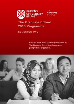 The Graduate School 2018 Programme - SEMESTER TWO Find out more about current opportunities at The Graduate School to enhance your postgraduate ...