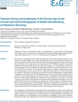 Towards timing and stratigraphy of the Bronze Age burial mound royal tomb (Königsgrab) of Seddin (Brandenburg, northeastern Germany) - EGQSJ