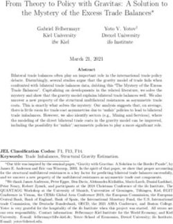 From Theory to Policy with Gravitas: A Solution to the Mystery of the Excess Trade Balances