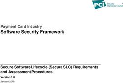 Software Security Framework - Payment Card Industry Secure Software Lifecycle (Secure SLC) Requirements and Assessment Procedures - PCI Security ...