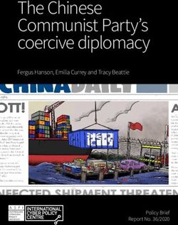 The Chinese Communist Party's coercive diplomacy - Fergus Hanson, Emilia Currey and Tracy Beattie - AWS