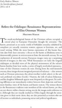 Before the Odalisque: Renaissance Representations of Elite Ottoman Women