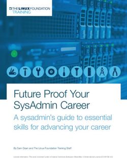 Future Proof Your SysAdmin Career - A sysadmin's guide to essential skills for advancing your career - Linux Foundation ...