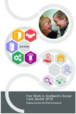 Fair Work in Scotland's Social Care Sector 2019 - Prepared by the Fair Work Convention - The Fair Work ...