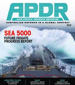 SEA 5000 FUTURE FRIGATE PROGRESS REPORT - Asia Pacific Defence Reporter