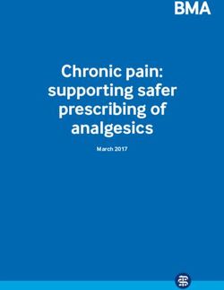 Chronic pain: supporting safer prescribing of analgesics - March 2017 - BMA