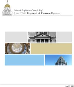 June 2020 | Economic & Revenue Forecast - Colorado Legislative Council Staff - Colorado ...