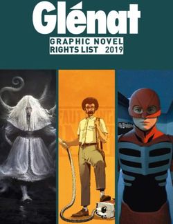 GRAPHIC NOVEL RIGHTS LIST 2019 - French Comics Association