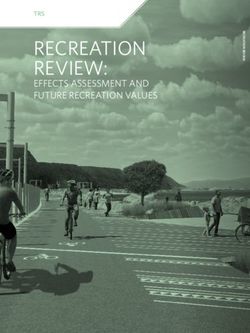 RECREATION REVIEW: EFFECTS ASSESSMENT AND FUTURE RECREATION VALUES ...