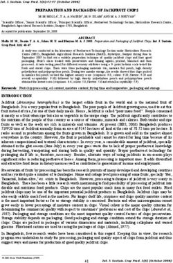 PREPARATION AND PACKAGING OF JACKFRUIT CHIPS