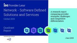 Network - Software Defined Solutions and Services - Global 2019 Quadrant Report - Wipro