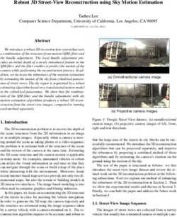 Robust 3D Street-View Reconstruction using Sky Motion Estimation