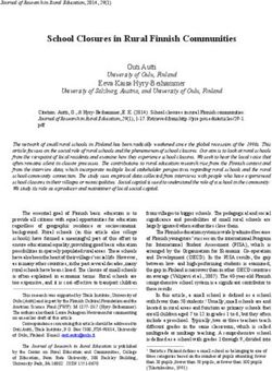School Closures in Rural Finnish Communities