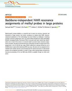 Backbone-independent NMR resonance assignments of methyl probes in large proteins - Nature