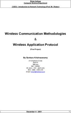 Wireless Communication Methodologies - Rivier University