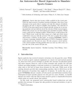 An Autoencoder Based Approach to Simulate Sports Games