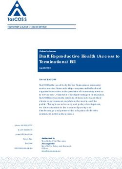 Draft Reproductive Health (Access to Terminations) Bill