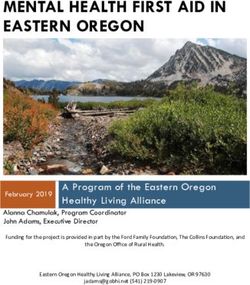 MENTAL HEALTH FIRST AID IN EASTERN OREGON - Eastern Oregon Healthy ...