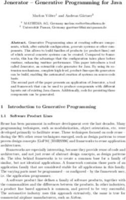 Jenerator - Generative Programming for Java